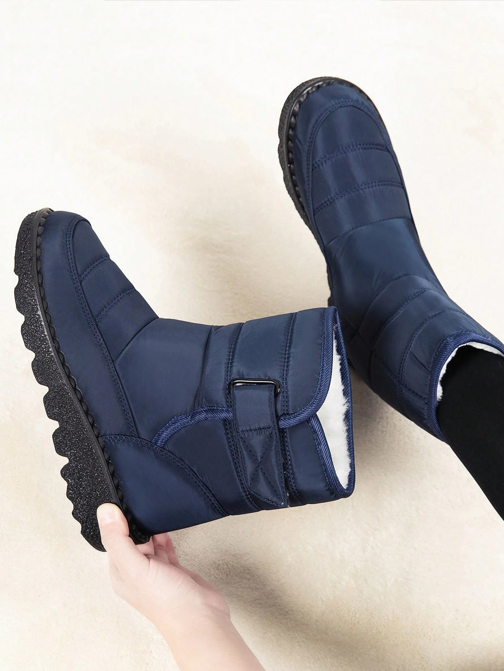 Women's Warm Mid-Calf Snow Boots – Anti-Slip Winter Outdoor Boots