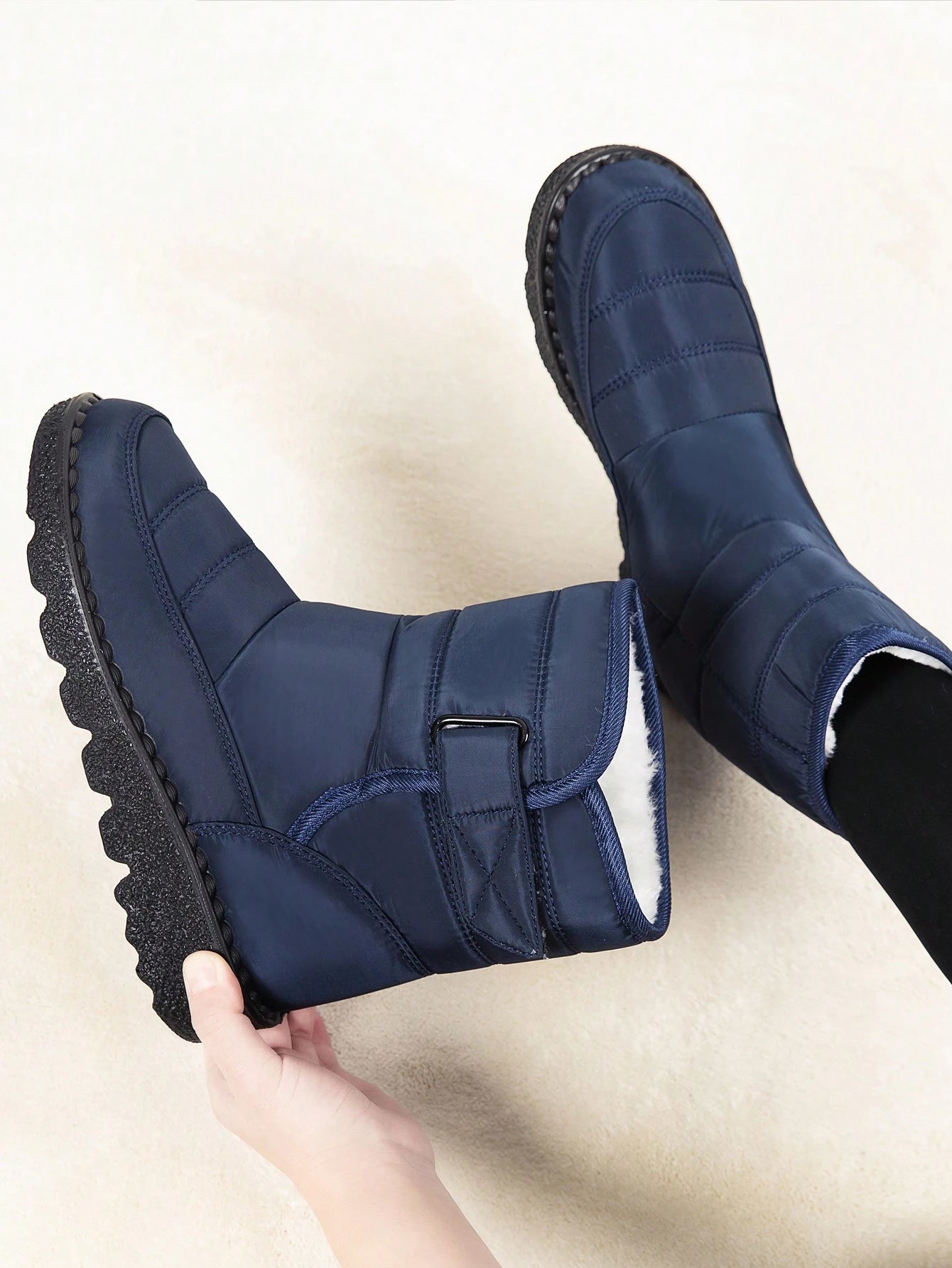 Women's Warm Mid-Calf Snow Boots – Anti-Slip Winter Outdoor Boots
