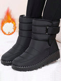 Women's Warm Mid-Calf Snow Boots – Anti-Slip Winter Outdoor Boots
