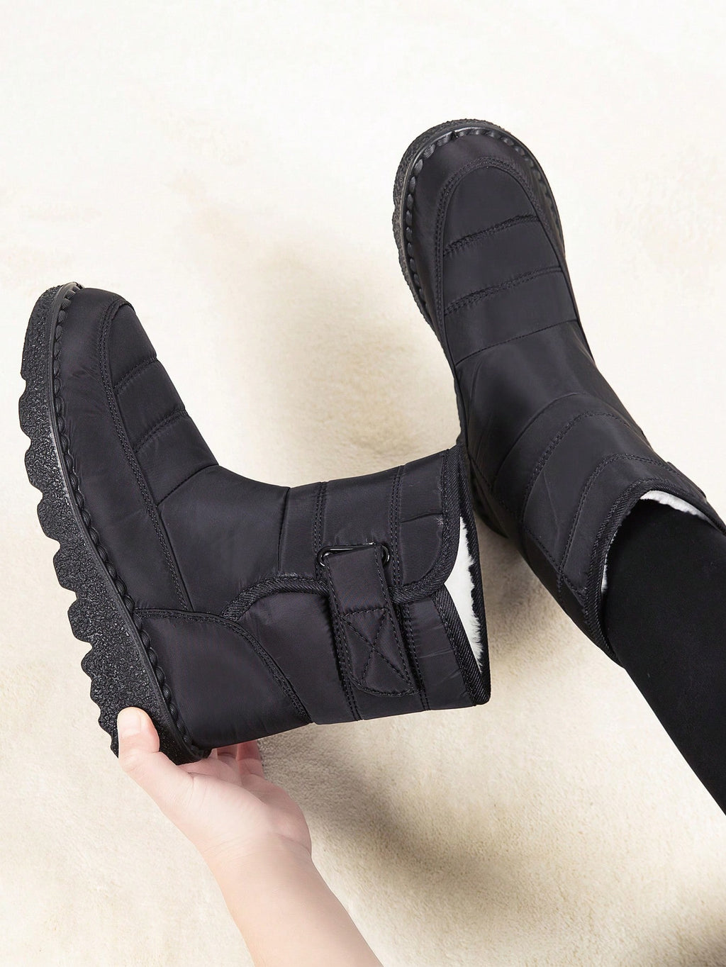 Women's Warm Mid-Calf Snow Boots – Anti-Slip Winter Outdoor Boots