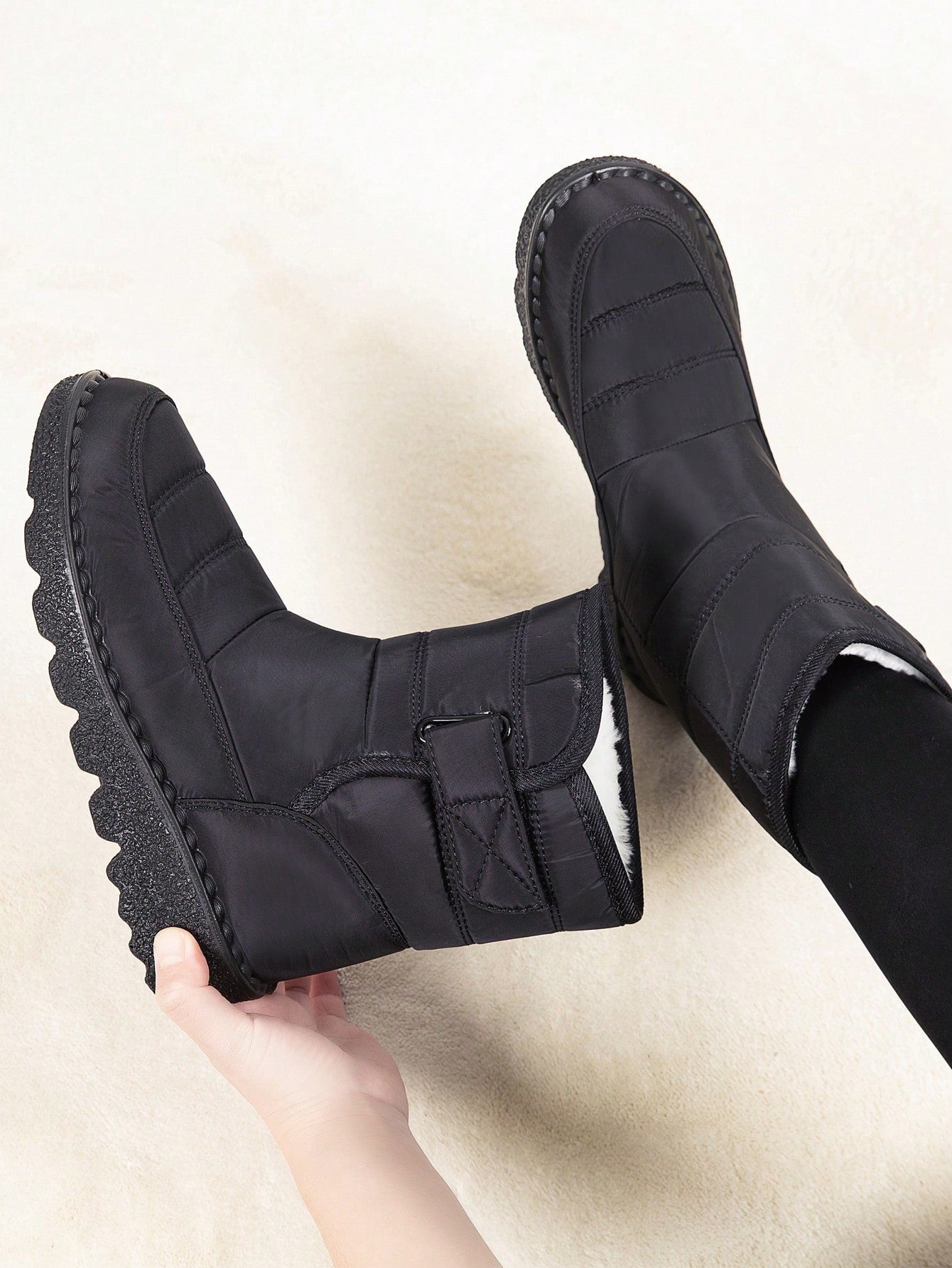 Women's Warm Mid-Calf Snow Boots – Anti-Slip Winter Outdoor Boots