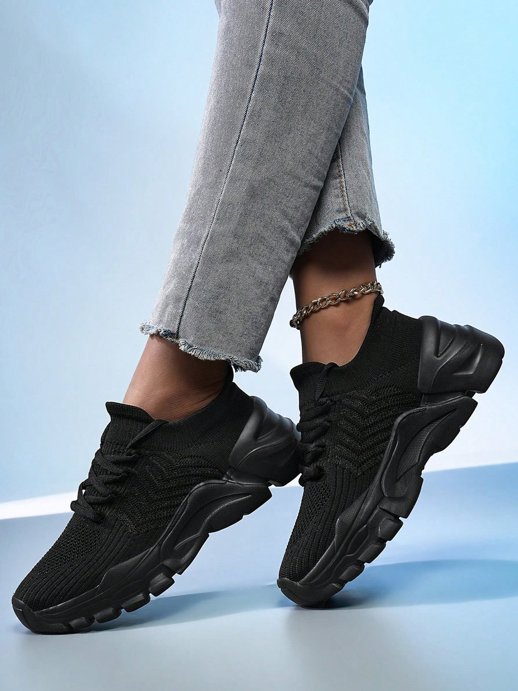 Women's Breathable Sock Sneakers – Lightweight Non-Slip Running Shoes
