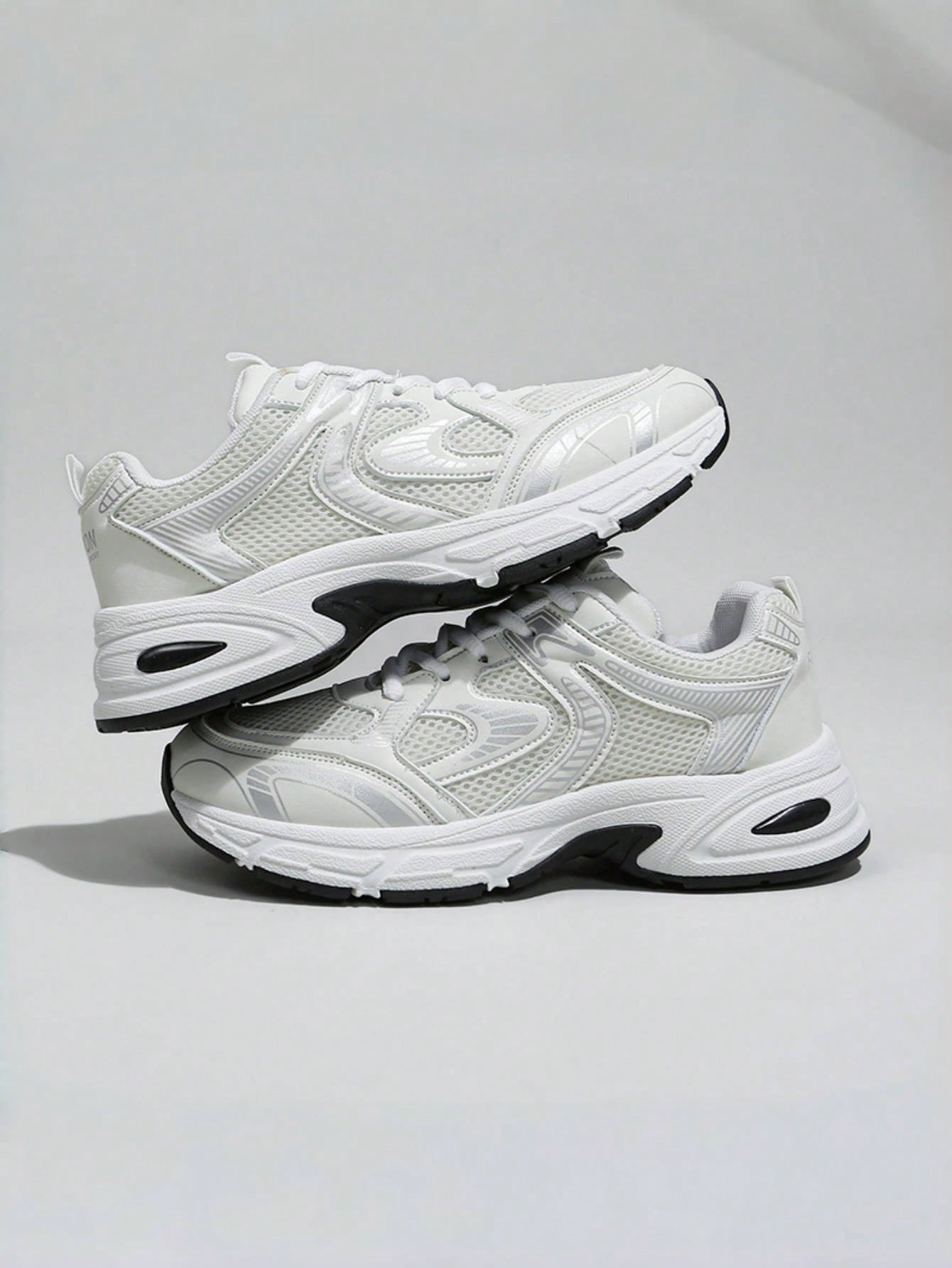 Women's Chunky Sneakers – Breathable Lace-Up Casual Walking Shoes