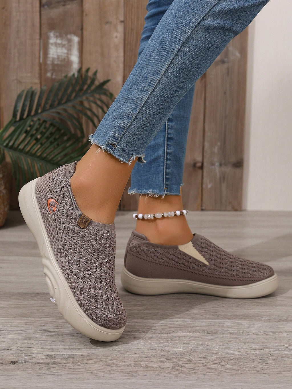 Women's Slip-On Walking Shoes – Comfortable Non-Slip Casual Loafers