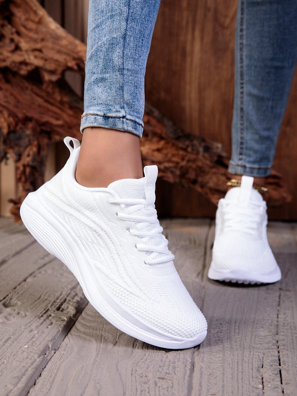 Women's Lightweight Mesh Running Shoes – Breathable Walking Sneakers