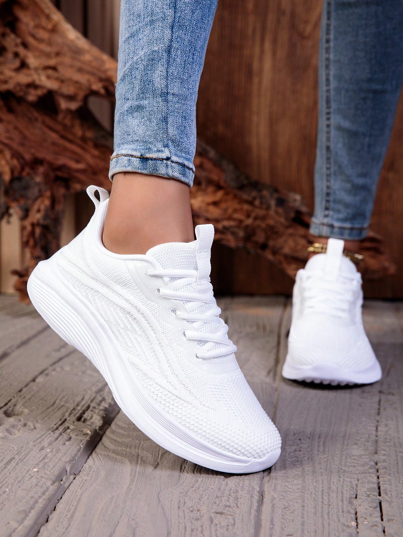 Women's Lightweight Mesh Running Shoes – Breathable Walking Sneakers