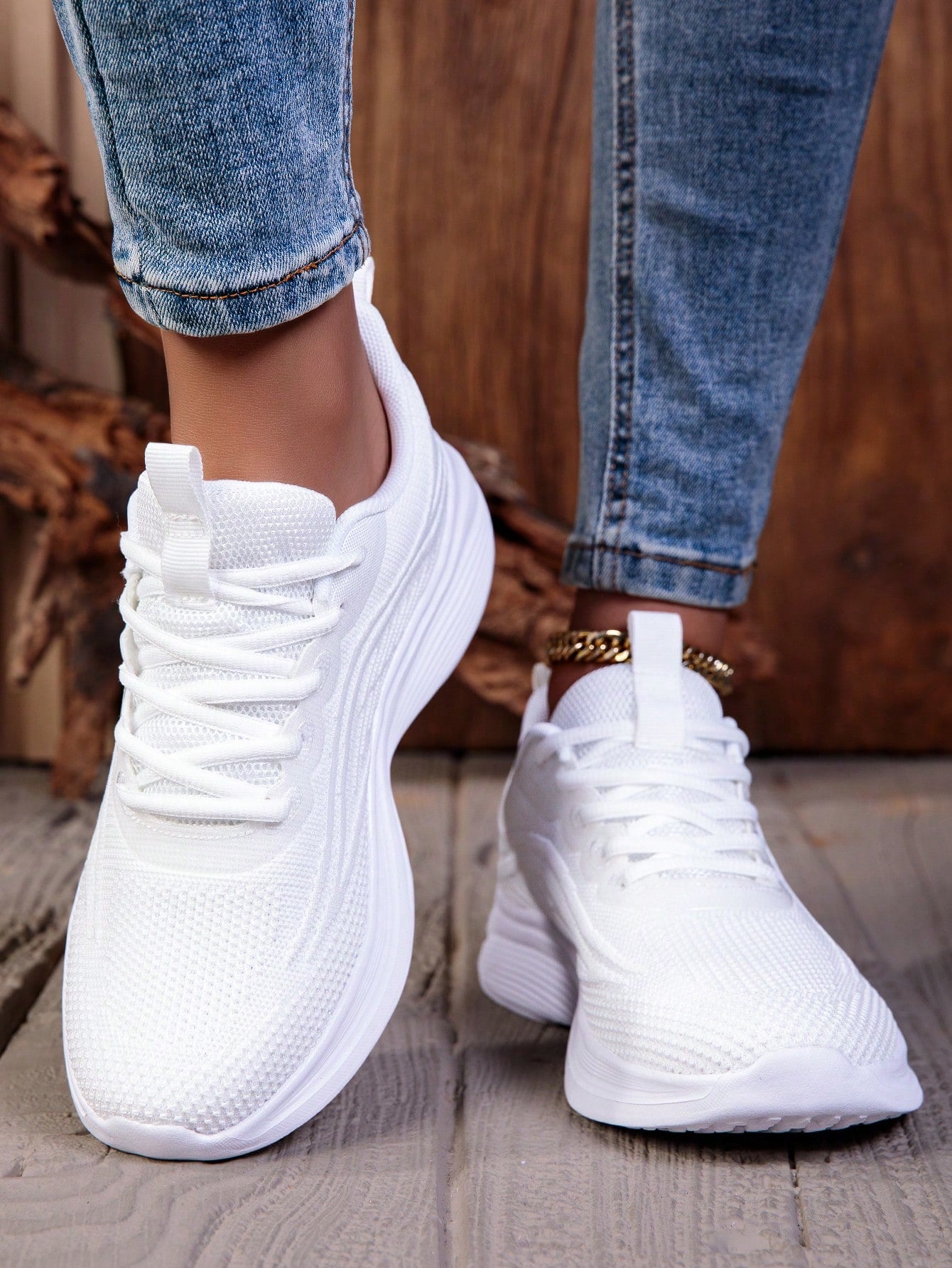 Women's Lightweight Mesh Running Shoes – Breathable Walking Sneakers