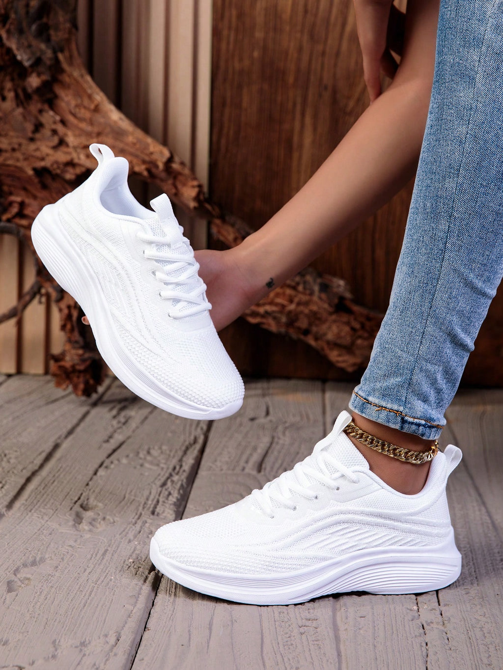 Women's Lightweight Mesh Running Shoes – Breathable Walking Sneakers