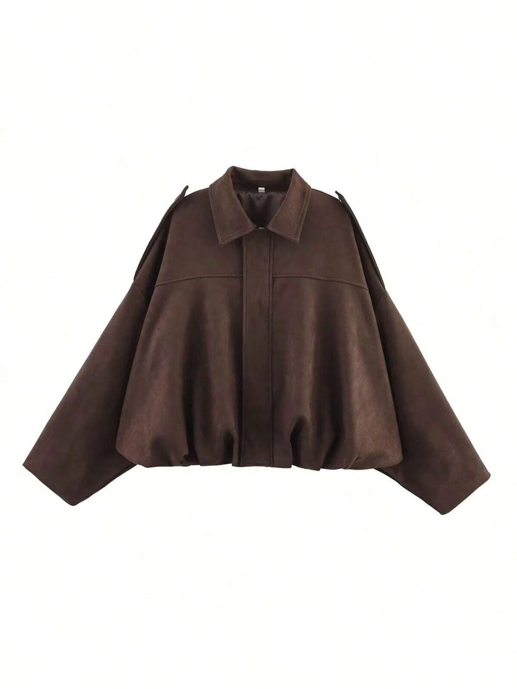 Women's Lightweight Bomber Jacket – Stand Collar Casual Zip-Up Coat