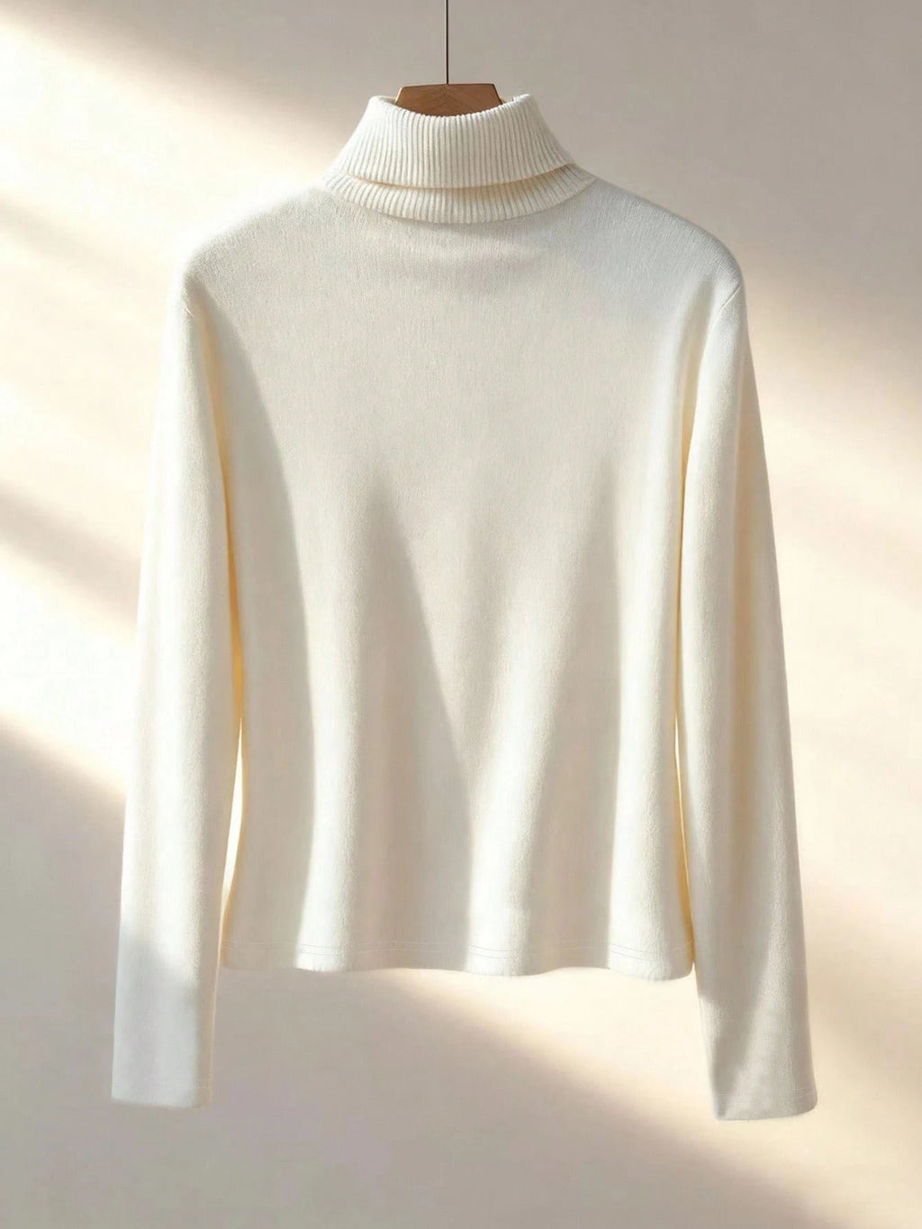 Women's Thermal Lined High Neck Top – Slim Fit Long Sleeve Pullover