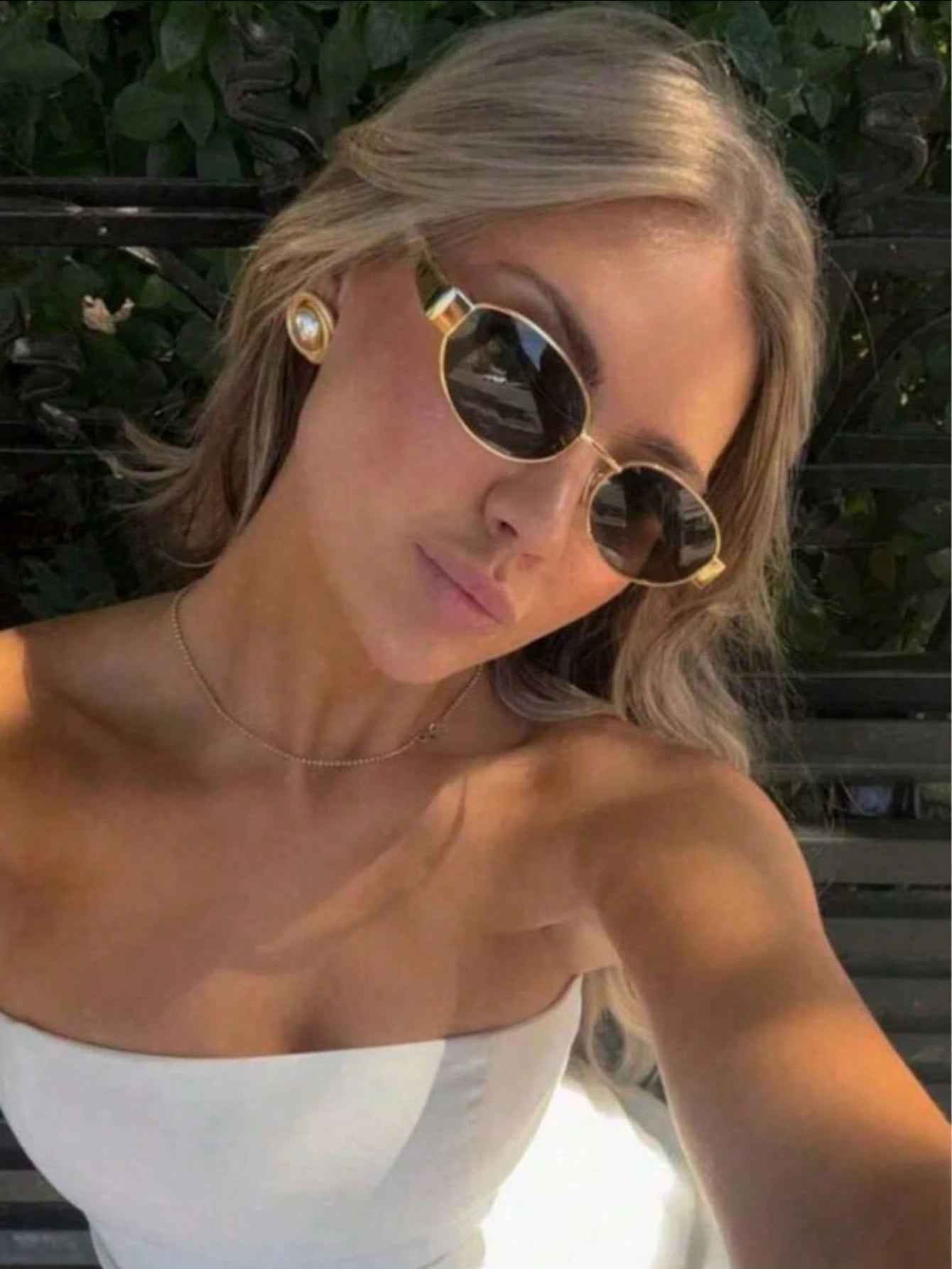 2-Pack Vintage Oval Metal Frame Glasses – Unisex Retro Fashion Eyewear