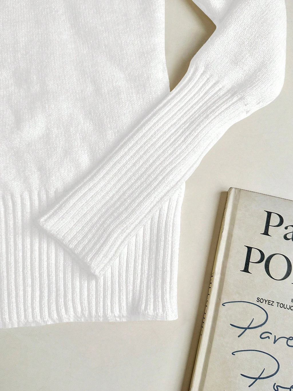 Women's Thermal High Neck Knit Sweater – Slim Fit Seamless Pullover