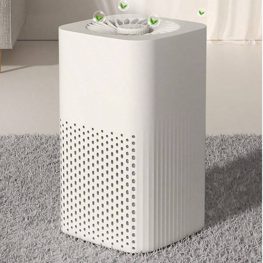 Intelligent Home Air Purifier - USB Powered, Quiet Operation, HEPA & Activated Carbon Filters, Air Purifier For Car, Office, Kitchen And Bedroom, Smoke And Odor Eliminator