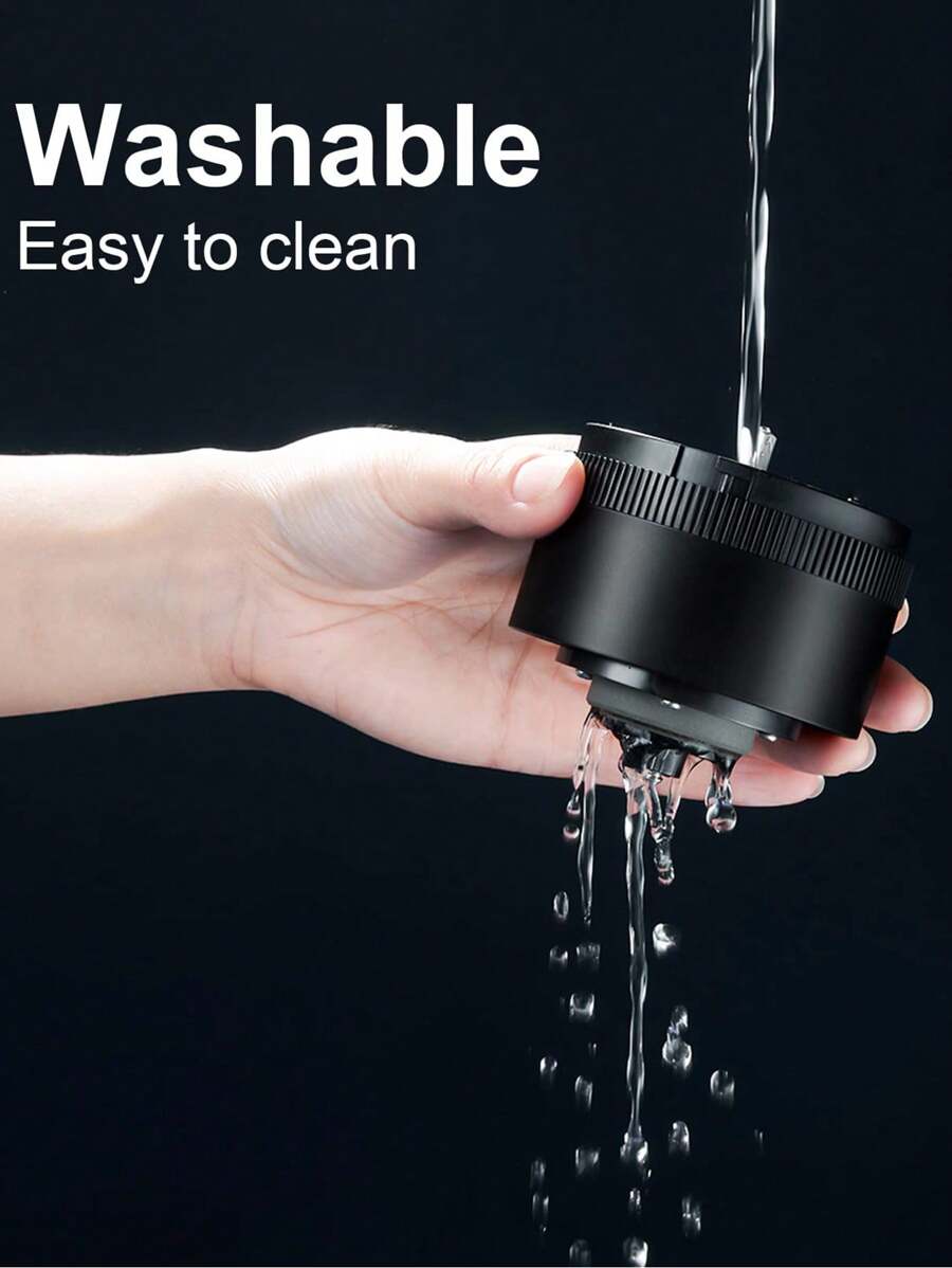 1pc Electric Coffee Grinder, Portable USB Rechargeable Coffee Grinder With Ceramic Burr, Espresso Coffee Bean Grinder, Suitable For Home, Office, Travel, Back To School Supplies