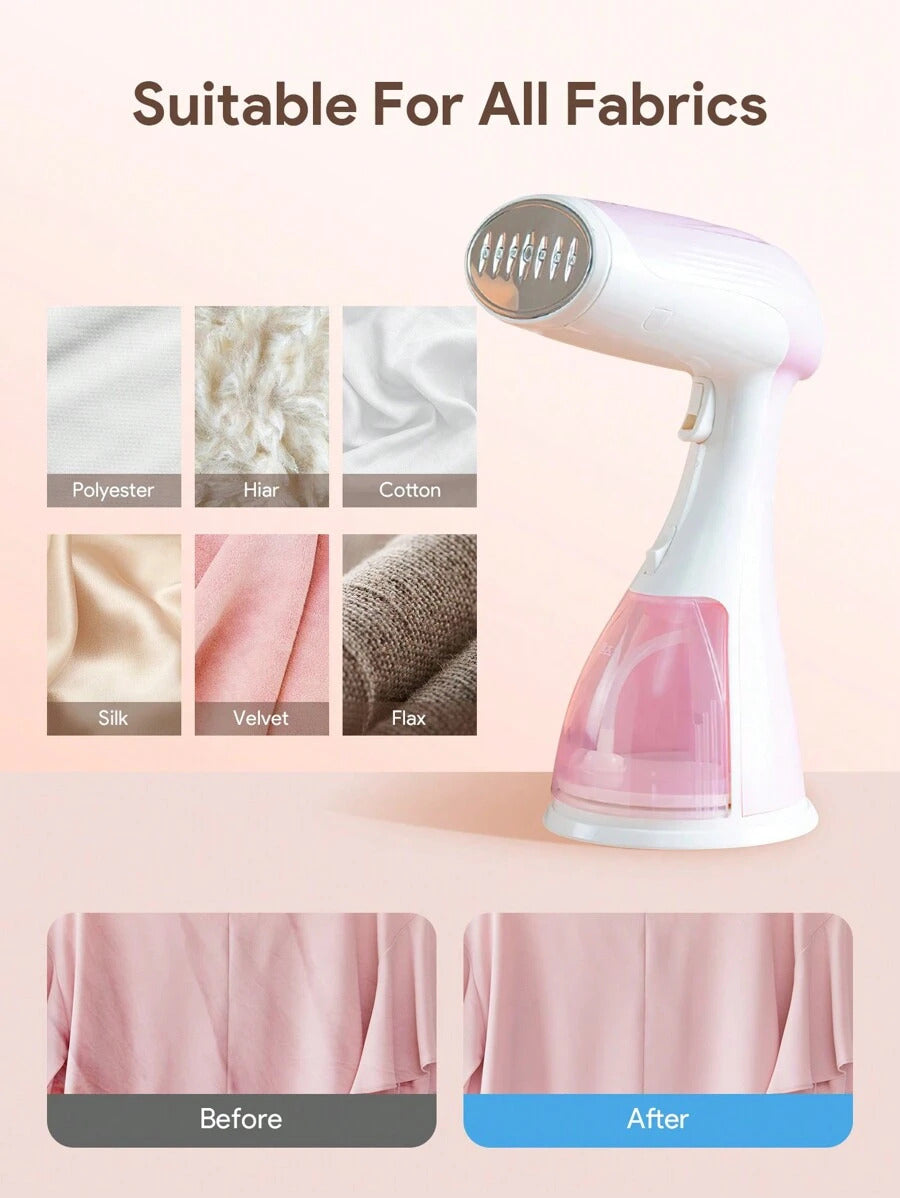 3 In 1 Steam Cleaner For Home Iron Clothes,Vertical Steam Iron,Portable Travel Garment Steamer,Handheld Fabric Steamer,300ml Large Capacity & 15s Fast Heating,Automatic Power-Off Suitable For Home & Travel - UK Plug