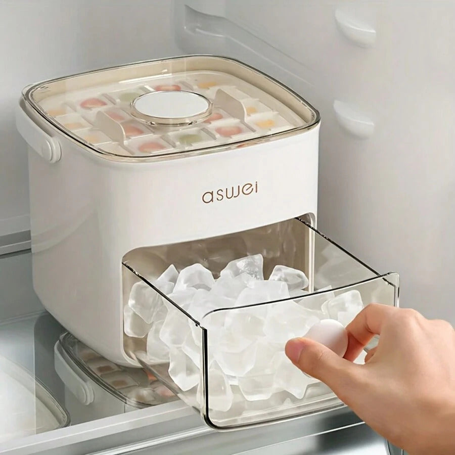 Reusable Non-Electric Ice Trays - Durable, Leak-Proof Silicone Ice Molds For Home Kitchen, Easy Fill & Release Design, Perfect For Cocktails, Beverages, And Everyday Use