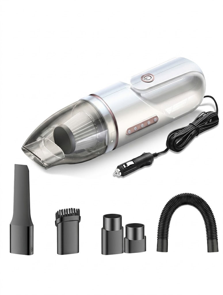 Mini Car Vacuum Cleaner - Powerful Suction, High Performance, Compact & Efficient, 12V Powered - Easily Clean Every Crevice And Groove Of Car Interior