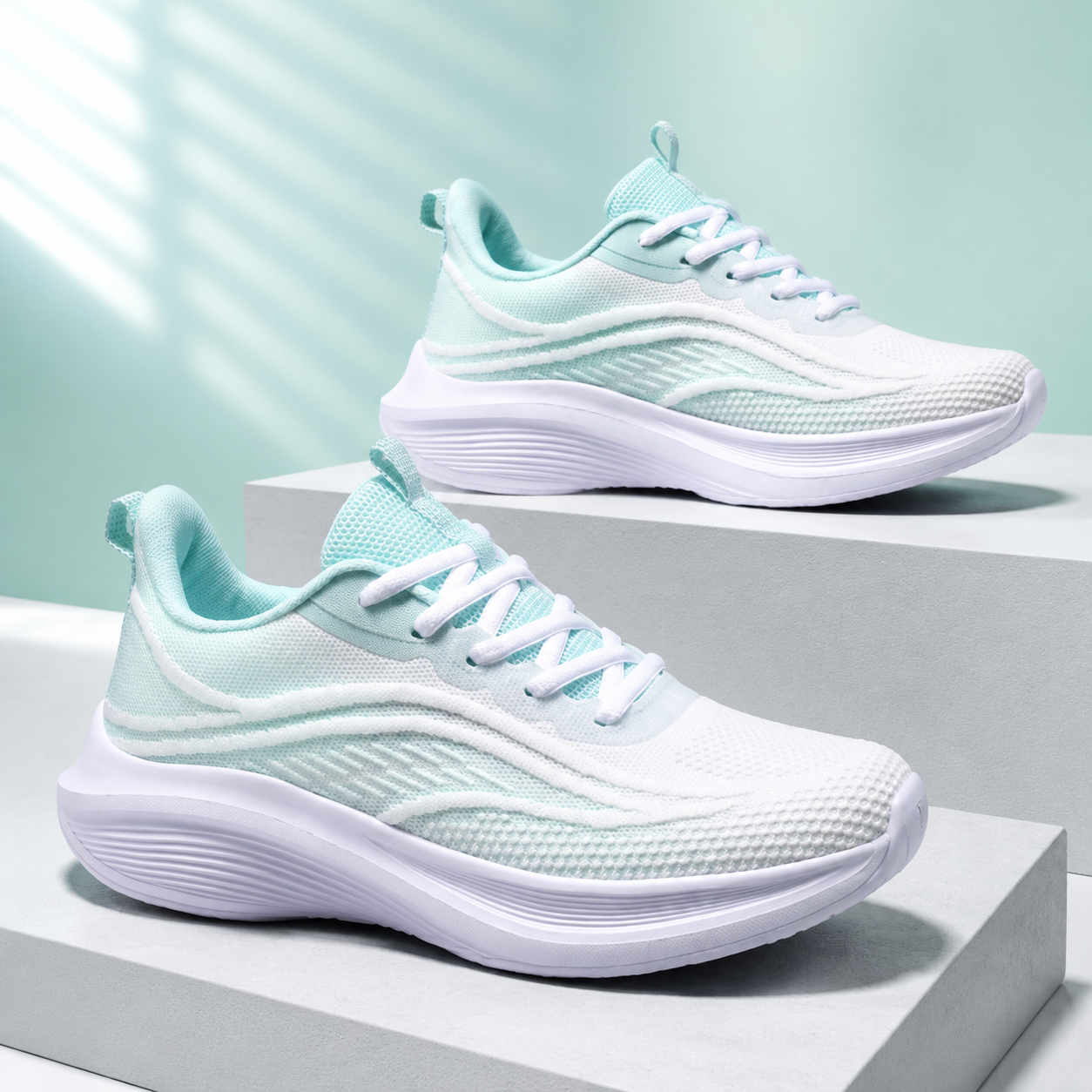 Women's Lightweight Mesh Running Shoes – Breathable Walking Sneakers