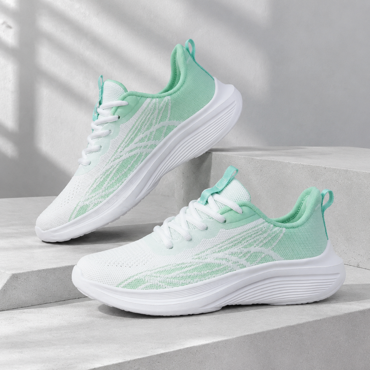 Women's Lightweight Mesh Running Shoes – Breathable Walking Sneakers