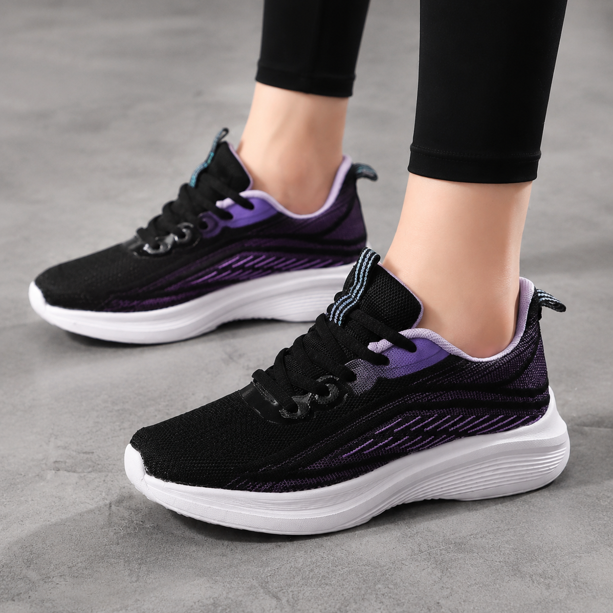Women's Lightweight Mesh Running Shoes – Breathable Walking Sneakers