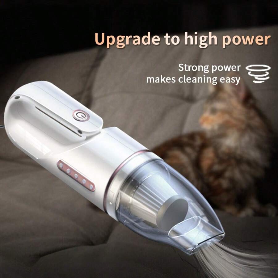 Mini Car Vacuum Cleaner - Powerful Suction, High Performance, Compact & Efficient, 12V Powered - Easily Clean Every Crevice And Groove Of Car Interior