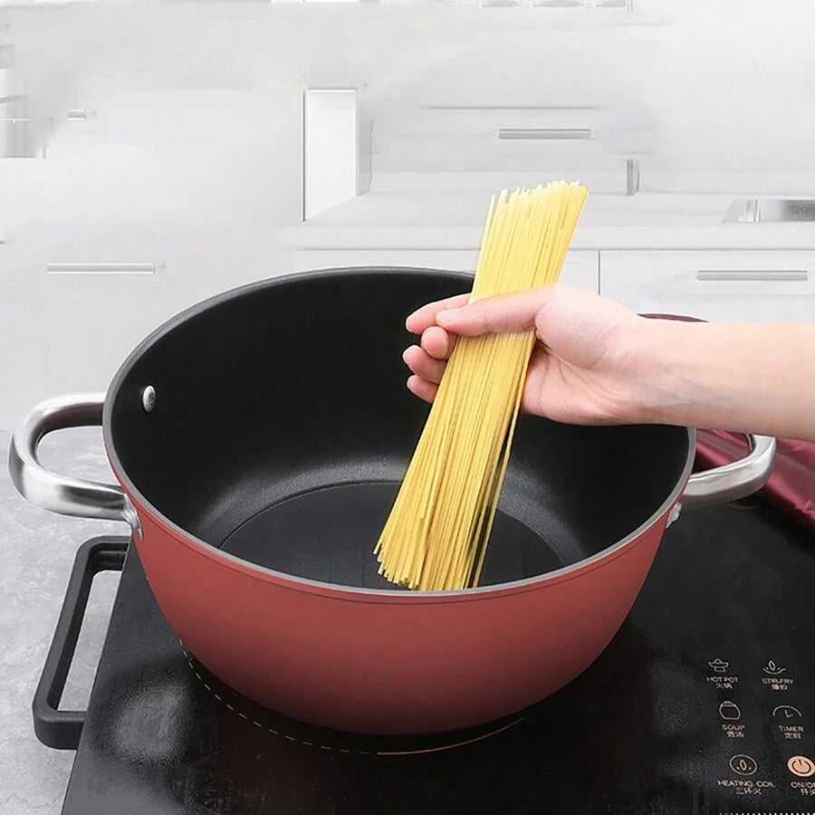 New Nonstick Marble Coated Stockpot With Two Handles, Thick Cookware For Home, Suitable For Stewing, Cooking Soup, Daily Use On All Stove Types