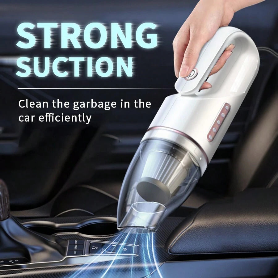 Mini Car Vacuum Cleaner - Powerful Suction, High Performance, Compact & Efficient, 12V Powered - Easily Clean Every Crevice And Groove Of Car Interior