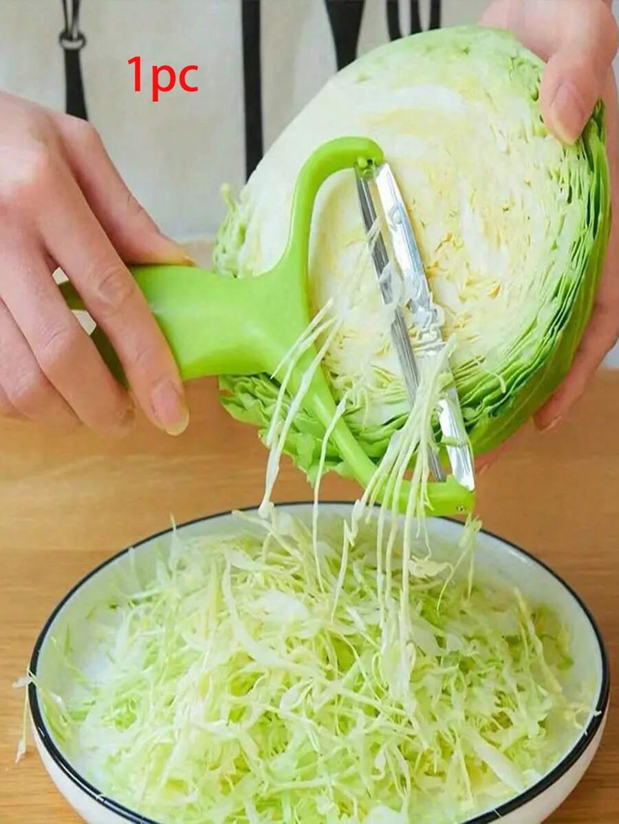 Vegetable Chopper With Container | Cheese Grater, Salad, Slicer, Shredder For Cabbage, French Fry Cutter Stainless Steel Suitable For Vegetables, Onions, Potatoes, Fruits, Manual Cooking Tools, Kitchen Gadgets, Party, Birthday Kitchen Supplies